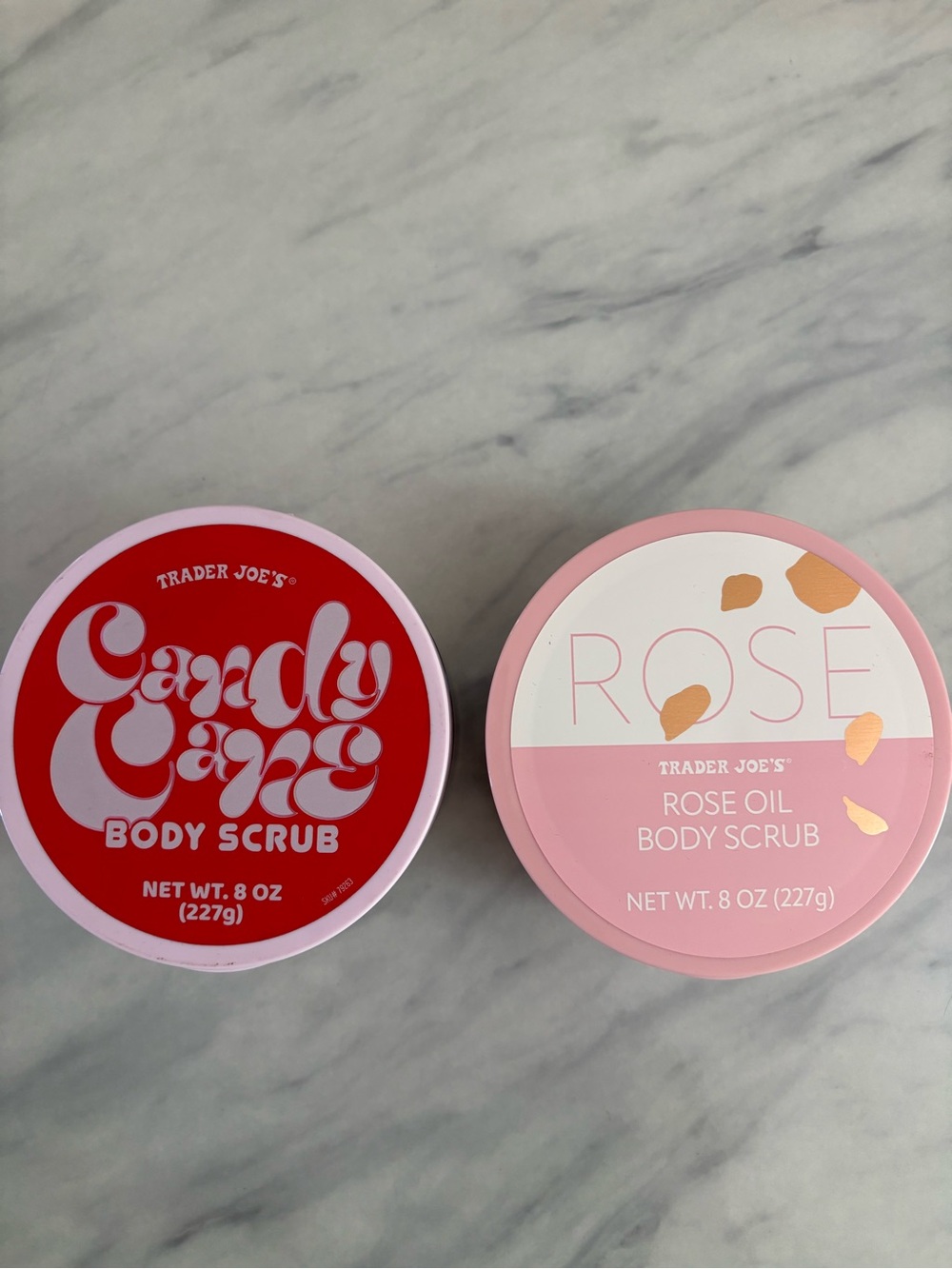 Trader Joe’s Rose Oil and Candy Cane Body Scrub